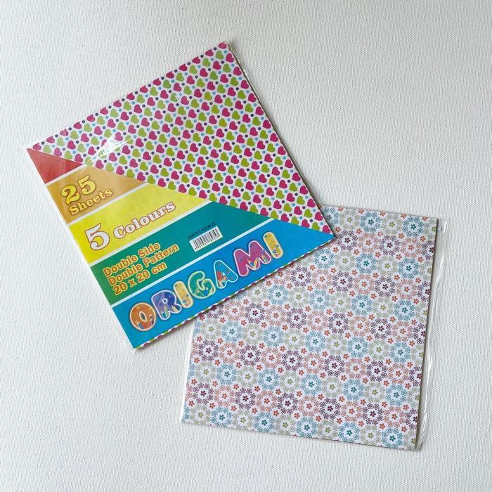 "New" SOS Origami GASTA Motif 20x20 / Kertas Lipat / Kertas Origami