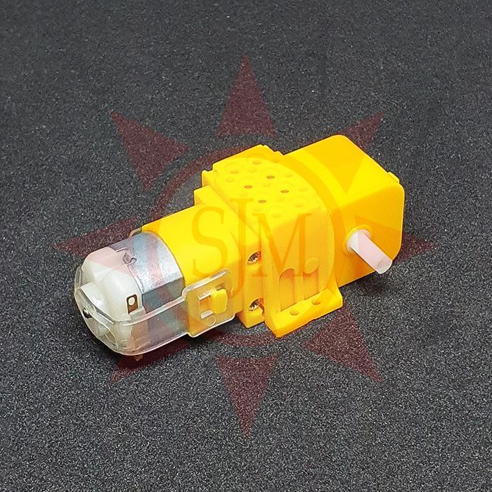 N3W Dinamo Motor Gearbox Kuning DC 3-6V Smart Car Gear
