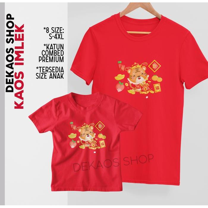 Sale- Kaos Imlek 2022 / Kaos Sincia 2022 / Baju Imlek / Kaos Imlek Macankoin