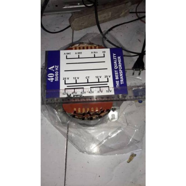 Trafo 40 ampere transformator elektronik audio trafo 40 a Terbatas