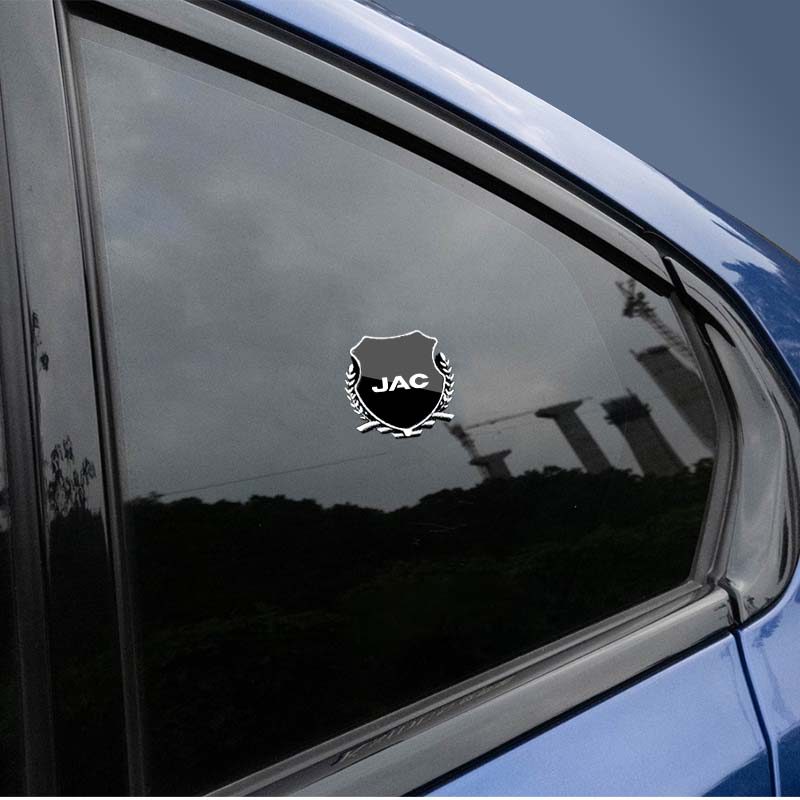 Car Side Modification Sign Triangular Metal Sticke For JAC Refine J3 J2 S5 A5 J5 J6 J4 Vapour S2 T8
