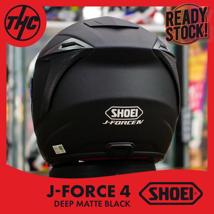 Shoei J-Force 4 Deep Black Matte Half Face Helm J Force4 Original Premium Helmet