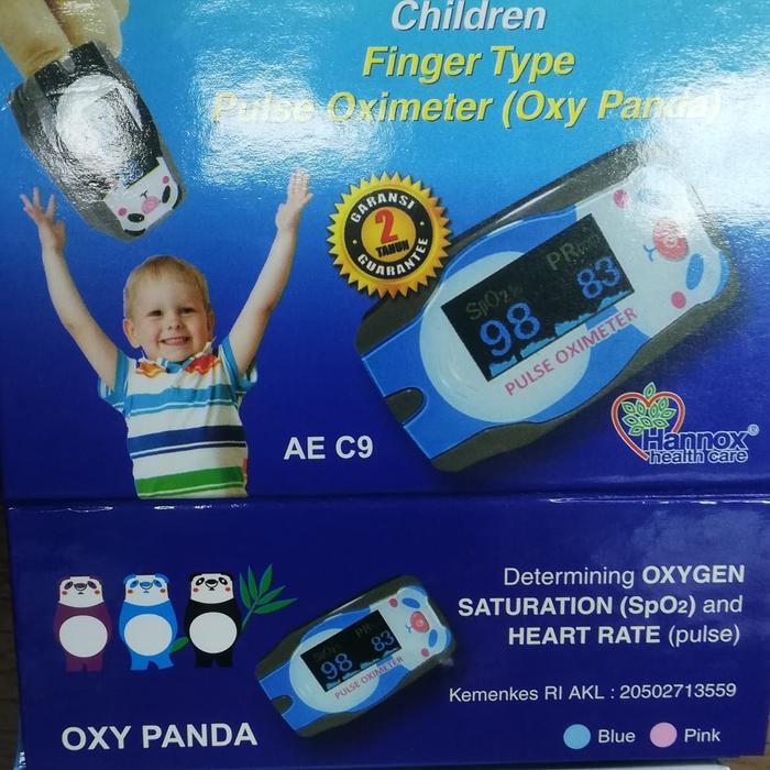 Ready pulse oxymeter SPO2 Finger oxymeter anak HANNOX