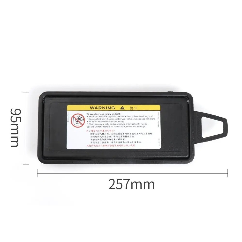 One PC Black Gray Beige Sun Shade Visor Makeup Cosmetic Mirror Cover For Mercedes Benz W220 S Class