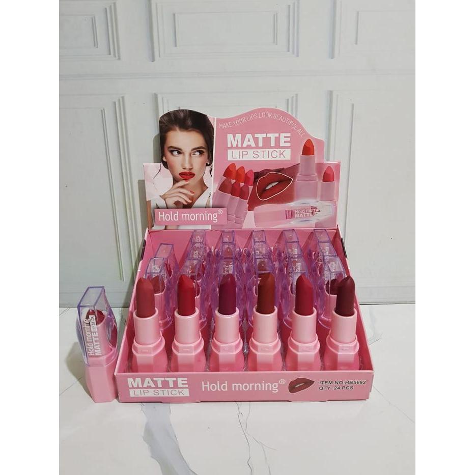 (COD) [ Lusinan ] Lipstick Hold Morning Matte / Lipstick Batang