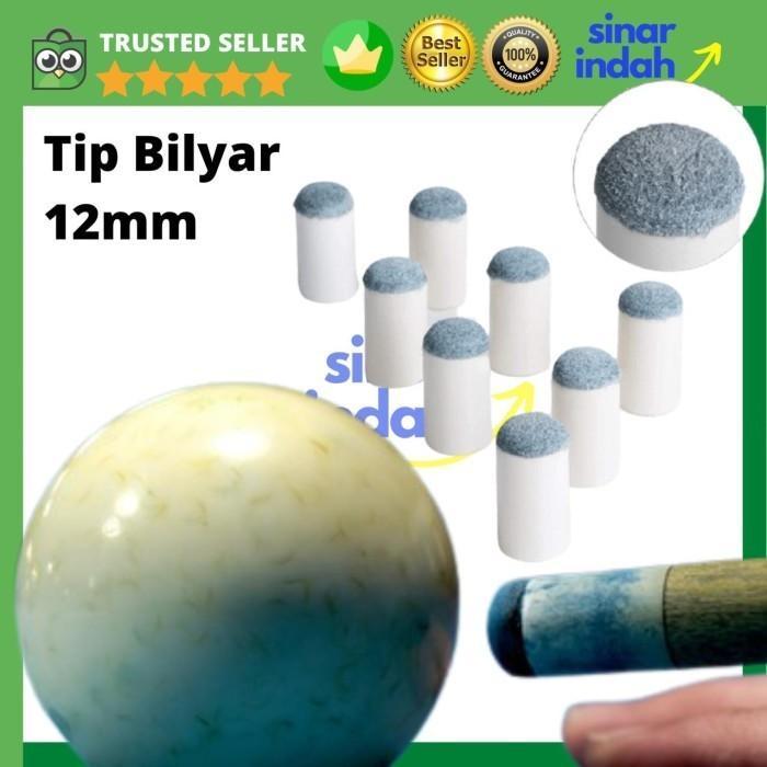 Slip On Tip & Ferrule Selongsong Stik Biliar Billiard Cue Stick Bilyar
