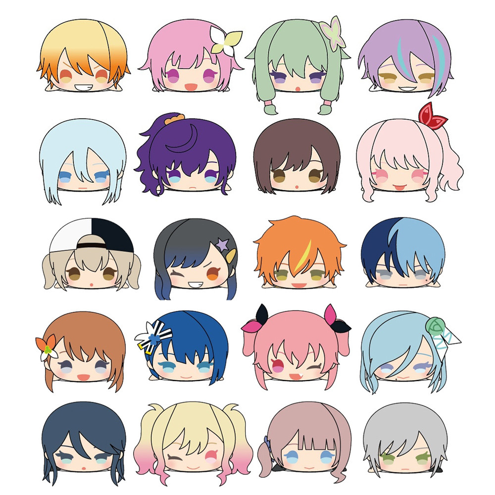 Stuffed Geunine Mochi Mascot Project Sekai Game WonderlandsShowtime Nightcord Vivid Bad Squad