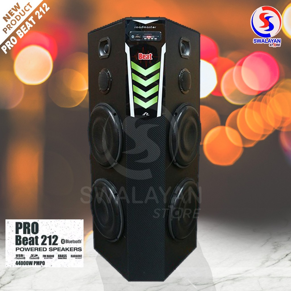 Speaker Aktif Roadmaster PRO BEAT 212 Woofer 12inch Speaker Aktif Blueltooth