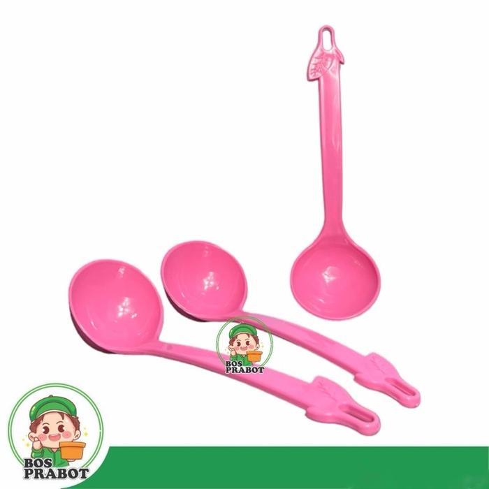 Centong Sayur Plastik Ungu / Irus Plastik Pink / Sendok Sayur Plastik Ungu Pink Kitchenware