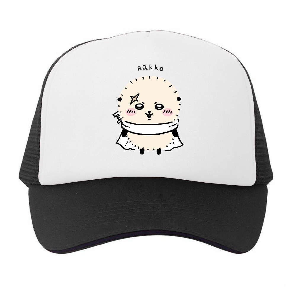Topi Trucker Chiikawa Nanka Chiisakute Kawaii Yatsu Character Rakko