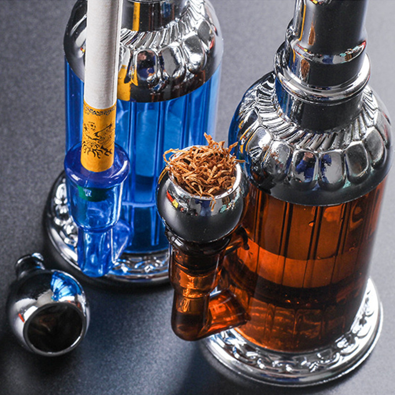 Pocket Hookah Water Filter Dual-Purpose Cigarette Tobacco Water Portable Smoking Pipe Smoking Access