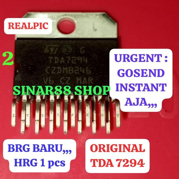 SALE TDA7294 ORIGINAL TDA 7294 POWER AMPLIFIER IC TRANSISTOR TR MESIN LAS T TERMURAH