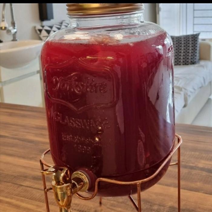 dispenser kaca 5 liter / Dispenser hotel / Hotel juice dispenser