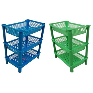 Rak Bumbu Dapur Serbaguna 3 Susun / Rak Plastik Susun Serbaguna - RAK BUMBU DAPUR MURAH