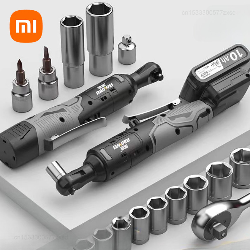 Nanwei Electric Ratchet Wrench Right Angle Wrench Rechargeable Electric Wrench Cordless Wrenches Imp