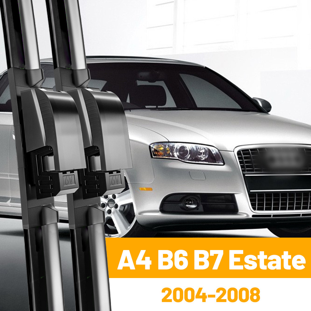 Wiper Front Wiper Blades For Audi A4 B6 B7 Estate Avant 2004 2005 2006 2007 2008 Windshield 22"+22"