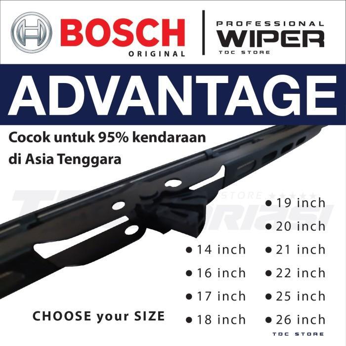 WIPER SUZUKI ESCUDO 2.0 BOSCH ADVANTAGE / ECOPLUS TDC VARIASI Original