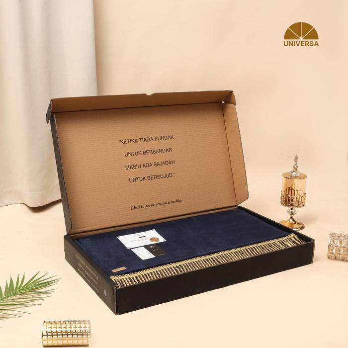 terlaris UNIVERSA Sajadah Jumbo XL - Sajadah Imam Polos Tebal Empuk Bulu Busa Rumbai Anti Slip