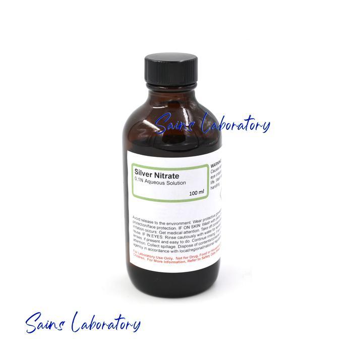 SILVER NITRATE AGNO3 0,1 N 100 ML FOR ANALYSIS MERCK PERAK NITRAT