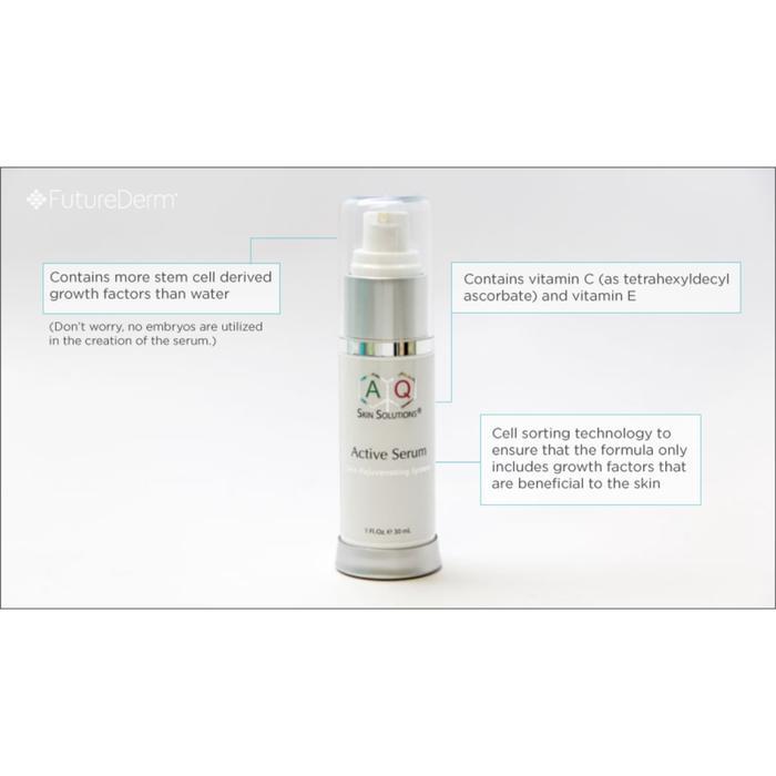 Aq Skin Solutions Solution Active Serum 30Ml Growth Factor Home Use