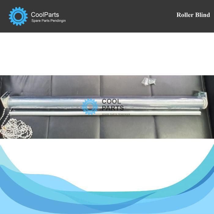 Roller Blind / Tirai / PVC Curtain Food Grade u/ Open Showcase Uk 60 x 150 cm