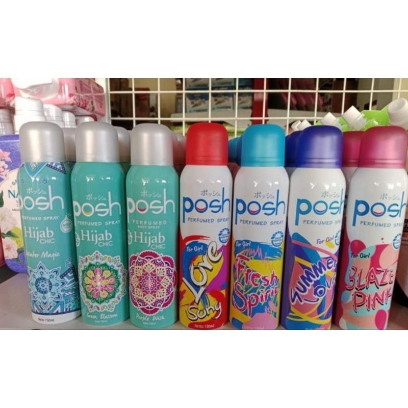 Posh Body Spray Parfume 150ml / Parfum Posh Body Spray Women 150 ml / Parfum Posh Hijab SP