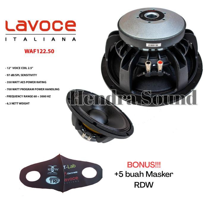 Speaker Komponen LAVOCE WAF 122.50 (12 inch)