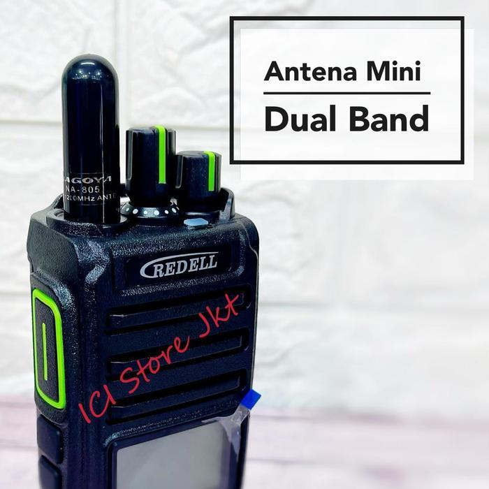 ANTENA HT MINI DUAL BAND / ANTENA HT PENDEK DUAL BAND KONEKTOR SMA F