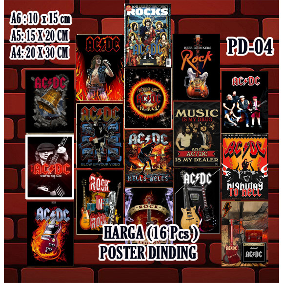 Poster Dinding Kamar Cowok/Kamar Cewe/Dll