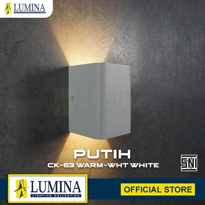 Lumina - Lampu Dinding Led Sorot 2 Arah Minimalis Modern Indoor Outdoor Wall Lamp Light Up Down