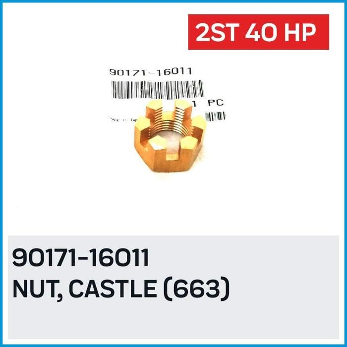 Mur Suku Cadang Mesin Tempel Yamaha 2-tak E40 40 PK