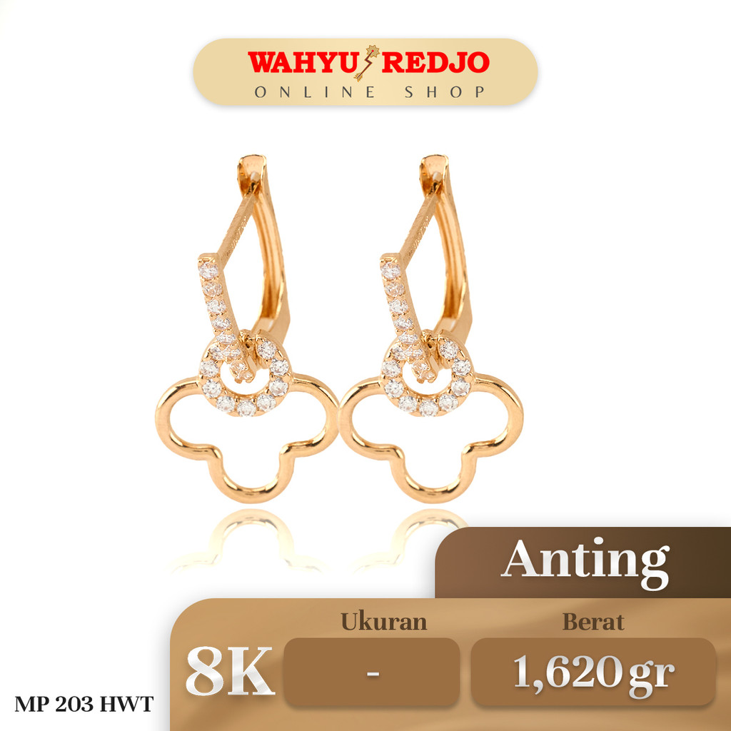 Anting Emas HW Kadar 8K Wahyu Redjo AN-8K 30588268PMR