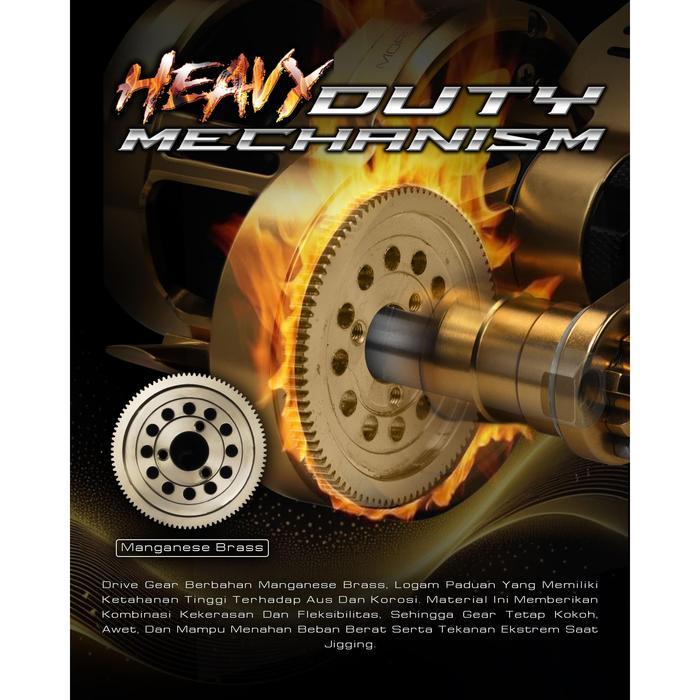 Daido - Reel Jigking Gold 200 300 400 - Reel Pancing