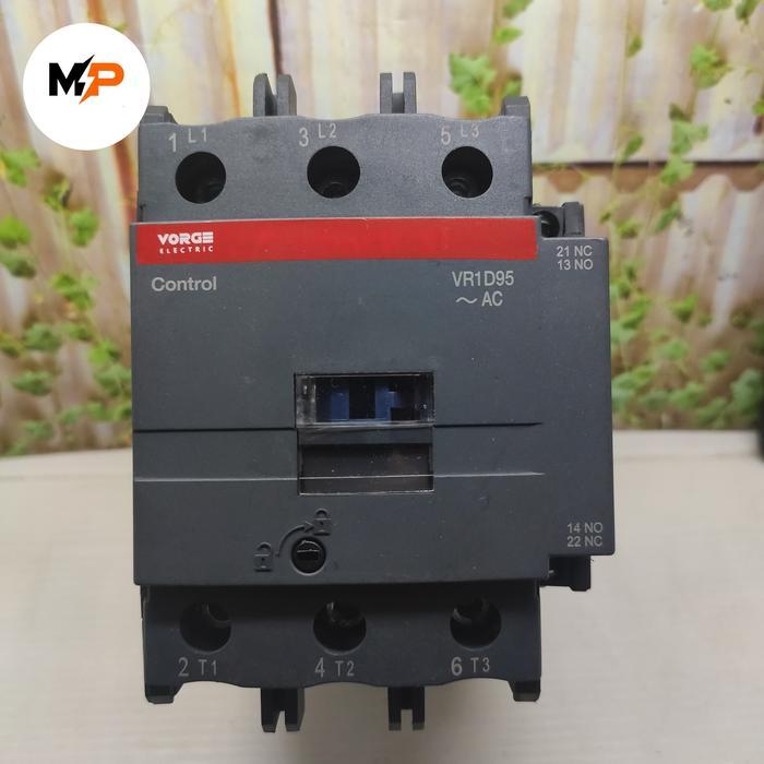 Kontaktor Contactor Vorge Vr1D95 M7 Vr1D95M7 Setara Lc1D95 Lc1D95M7 Garansi 1 Tahun