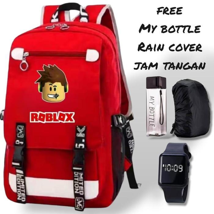 ORIGINAL ZAHRA.BAGS Tas Ransel Anak Sekolah Roblox Laki-Laki Perempuan Remaja Keren Kece SD SMP SMA