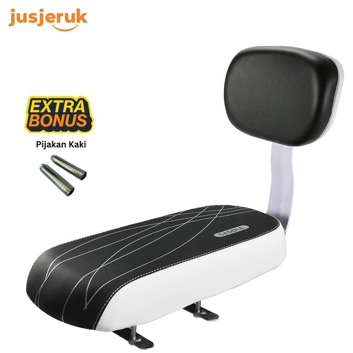 Jfactory Boncengan Belakang Sepeda Empuk Set Sandaran Punggung Dudukan Belakang Sepeda Anak Dewasa