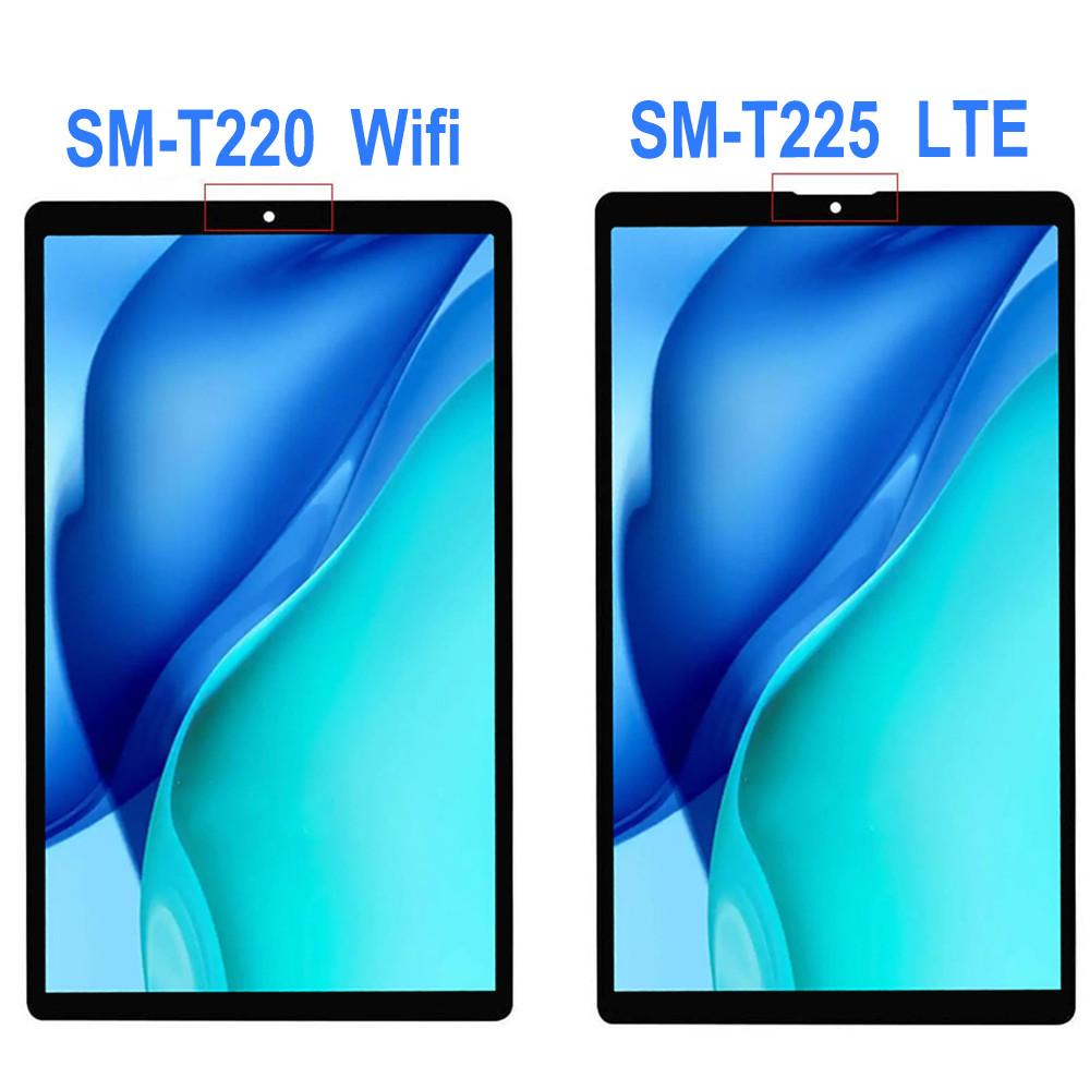 A+QC Tablet LCD Display Touch Screen Digitizer Assembly Replacement For Samsung Galaxy Tab A7 Lite