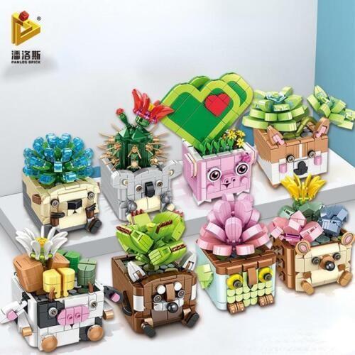 Panlos Bouquet Brick/Blocks Kid Building