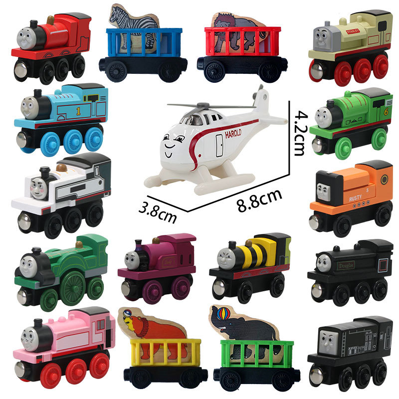 New Role Thomas And Wooden Trains Pocket Toy Train El Harold Alloy Toys Railway Road Track