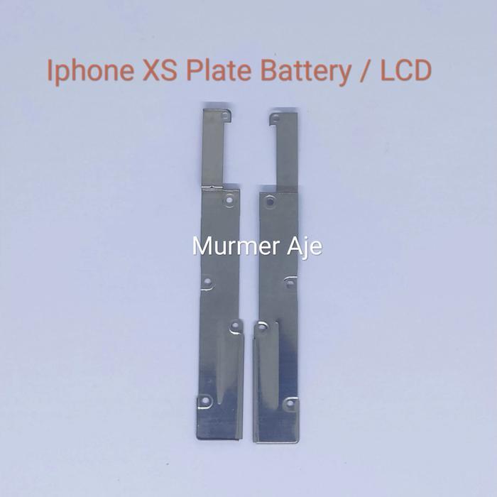 METAL PLATE BRACKET PLAT SENG PENUTUP BATERAI LCD IPHONE XS XS OEM