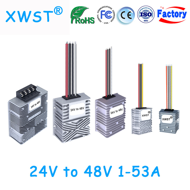 PROMO   XWST DC to DC Step Up Converter 24v to 48v 3A 5A 10A 15A 30A 45A Boost Module Voltage Stabil
