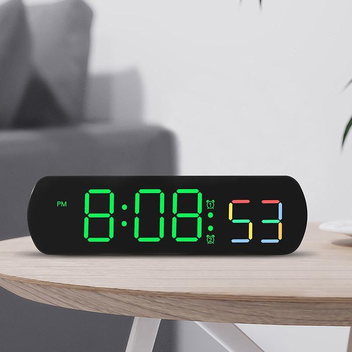 Jam alarm dinding 6639/ Jam dinding digital LED / Waku Table Clock LED Jam Meja Digital Smart Alarm