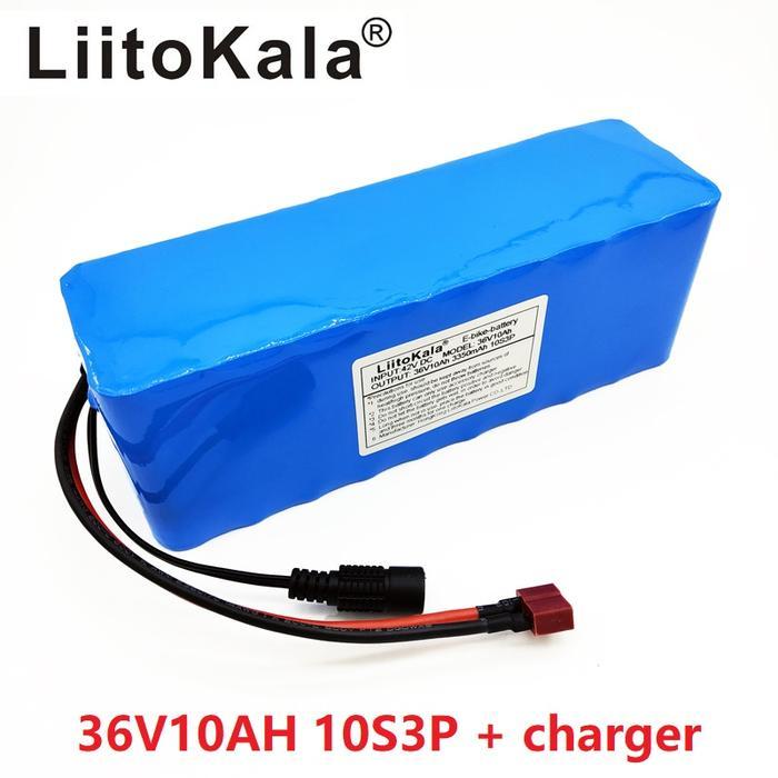 IMPOR LIITOKALA 36V LITHIUM BATTERY 36V 10AH ELECTRIC BIKE BATTERY 36 V 20AH 1000W SCOOTER BATTERY