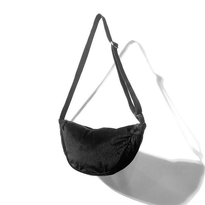 Slingbag Bulat Corduroy Tas Selempang Bulat Corduroy Tas Bahu Pria Distro