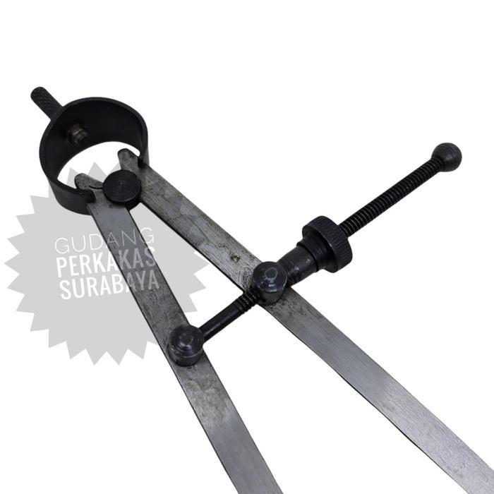 Spring Caliper Divider 4 In Jangka Bubut Stelan Lurus Jangka Lancip 4" Terpercaya