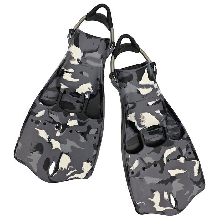 DIVING JET FIN CAMOUFLAGE ADJUSTABLE DURABLE SILICONE DIVING FIN