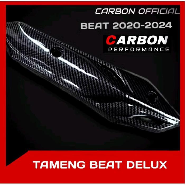 "New" TUTUP KNALPOT BEAT DELUX CARBON 2020-2024 / tutup knalpot beat led carbon / tutup knalpot beat
