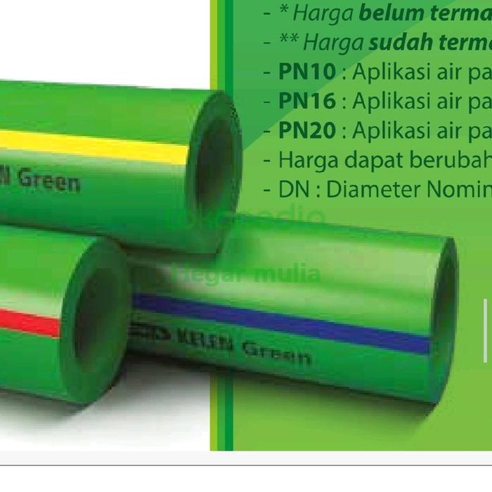 pipa ppr 3/4" inch pn10 ijo