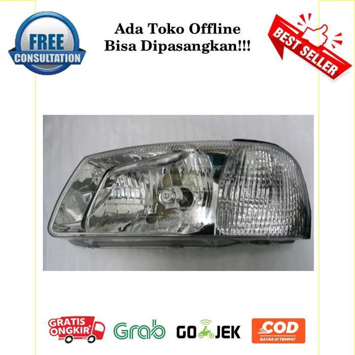 New Headlamp Lampu Besar Accent Verna Avega 2001 2002 2003 Headlamp Lampu Depan Hyundai Accent Verna