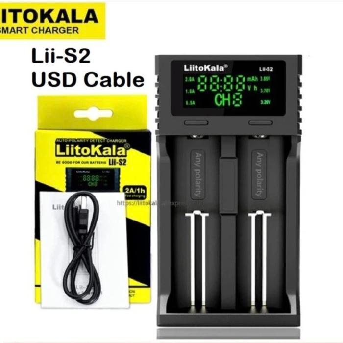 Charger LiitoKala Lii-S2 Smart Charger Nimh/Nicd